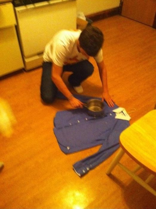 Obrázek How To iron Like A Boss When You Dont Have An Iron