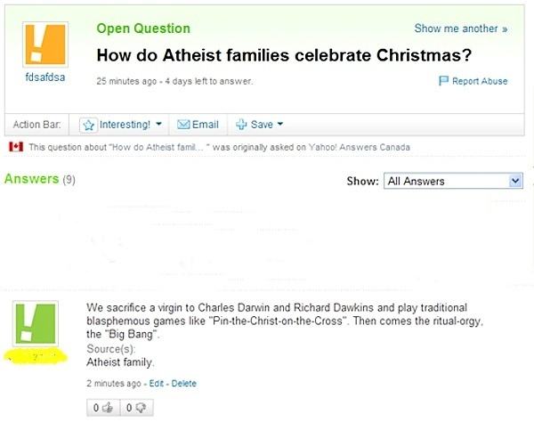 Obrázek How do atheist families celebrate Christmas 12-01-2012