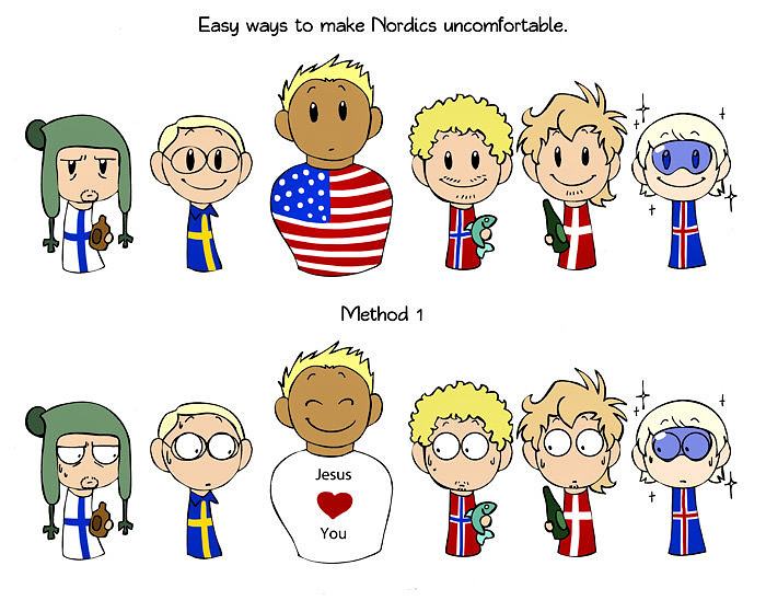 Obrázek How to Make Nordics Uncomfortable - 11-05-2012
