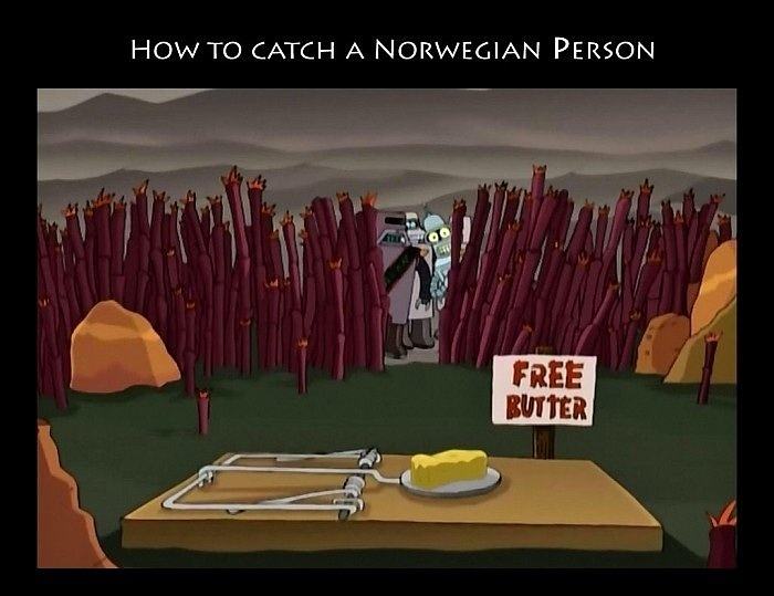 Obrázek How to catch a Norwegian person 21-12-2011