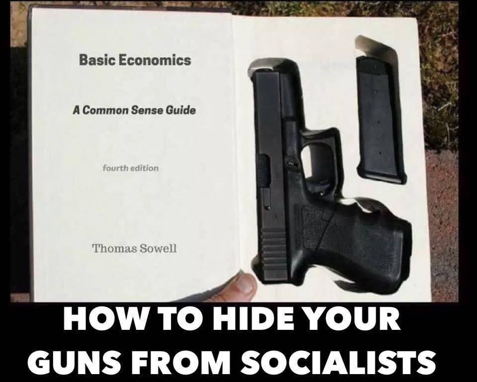 Obrázek How to hide your guns from socialists
