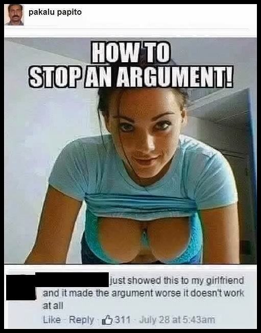 Obrázek How to stop an argument