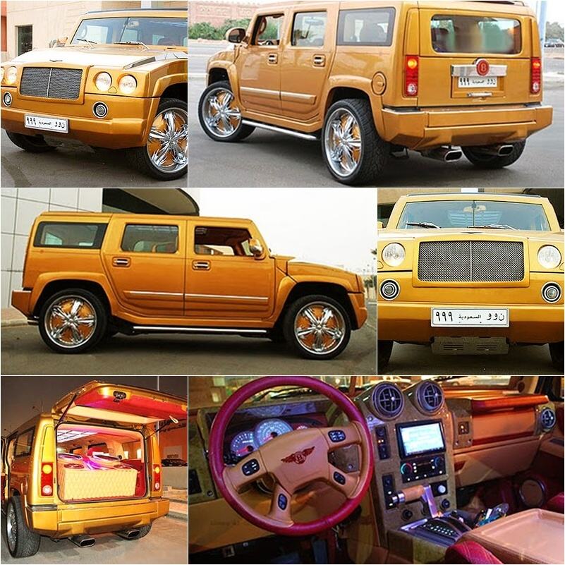 Obrázek Hummer modified with gold