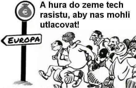 Obrázek Hura do zeme rasistu 2024.jpg