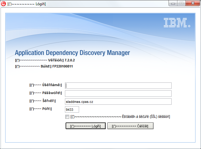 Obrázek IBM - Application Dependenci Discovery Manager