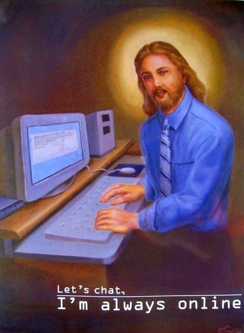 Obrázek I Found Jesus - He is on Omegle 17-03-2012