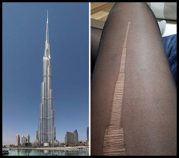Obrázek I hate when my stockings turn into one of Dubai skyscrapers