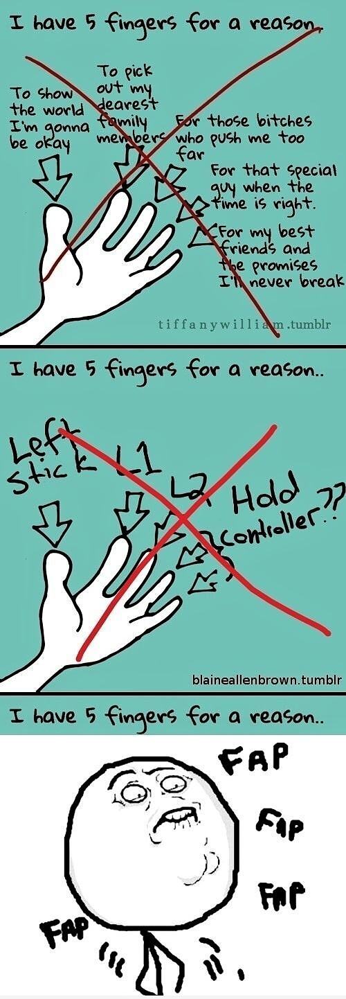 Obrázek I have 5 fingers