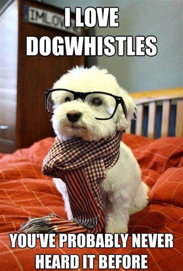 Obrázek I love dogwhistles
