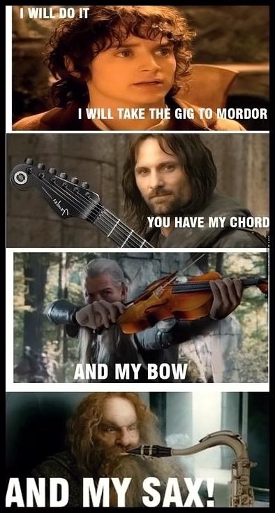 Obrázek I will take the gig to Mordor