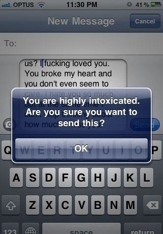 Obrázek Iphone sms intoxicated