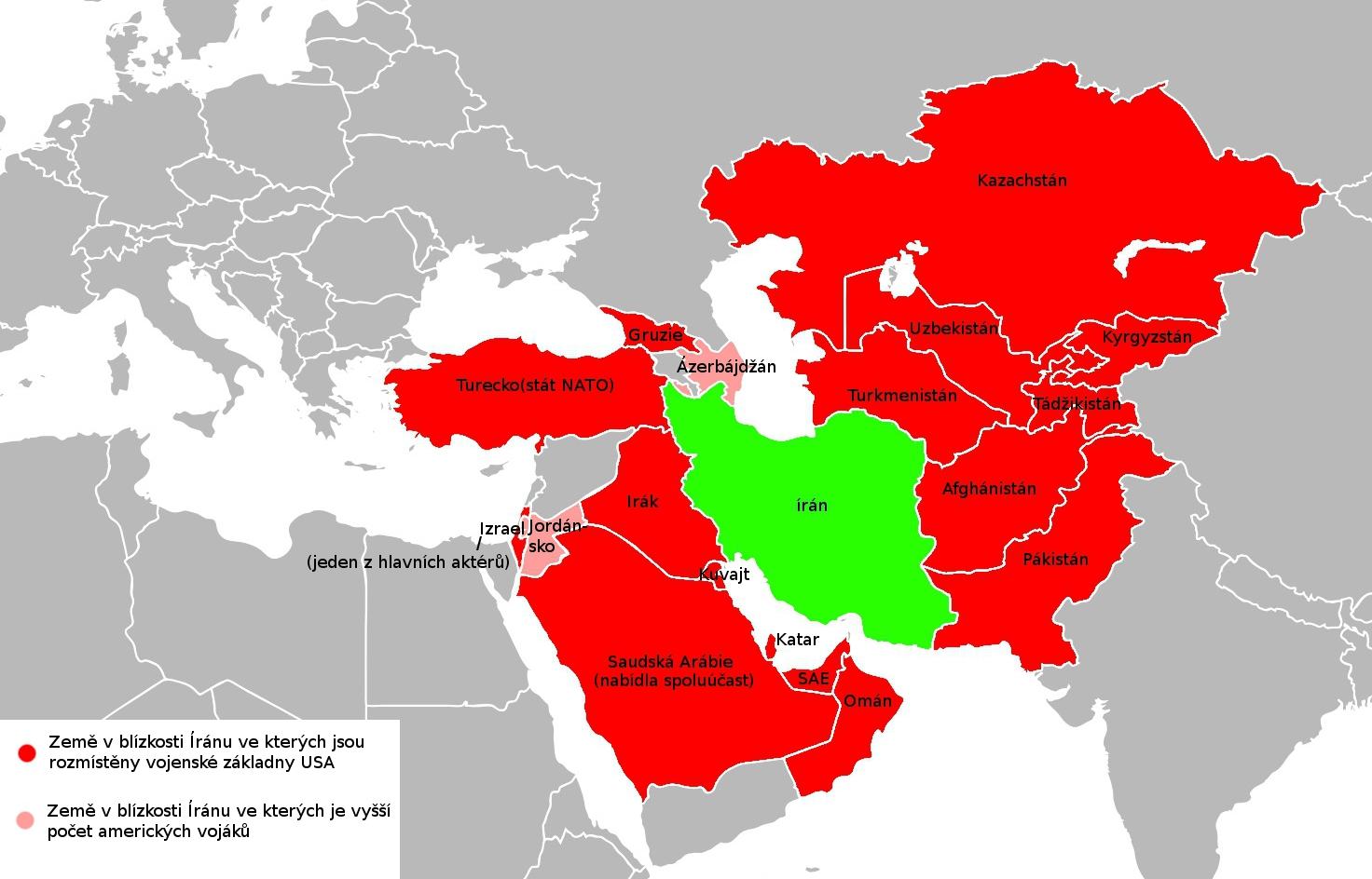 Obrázek Iran obklicen