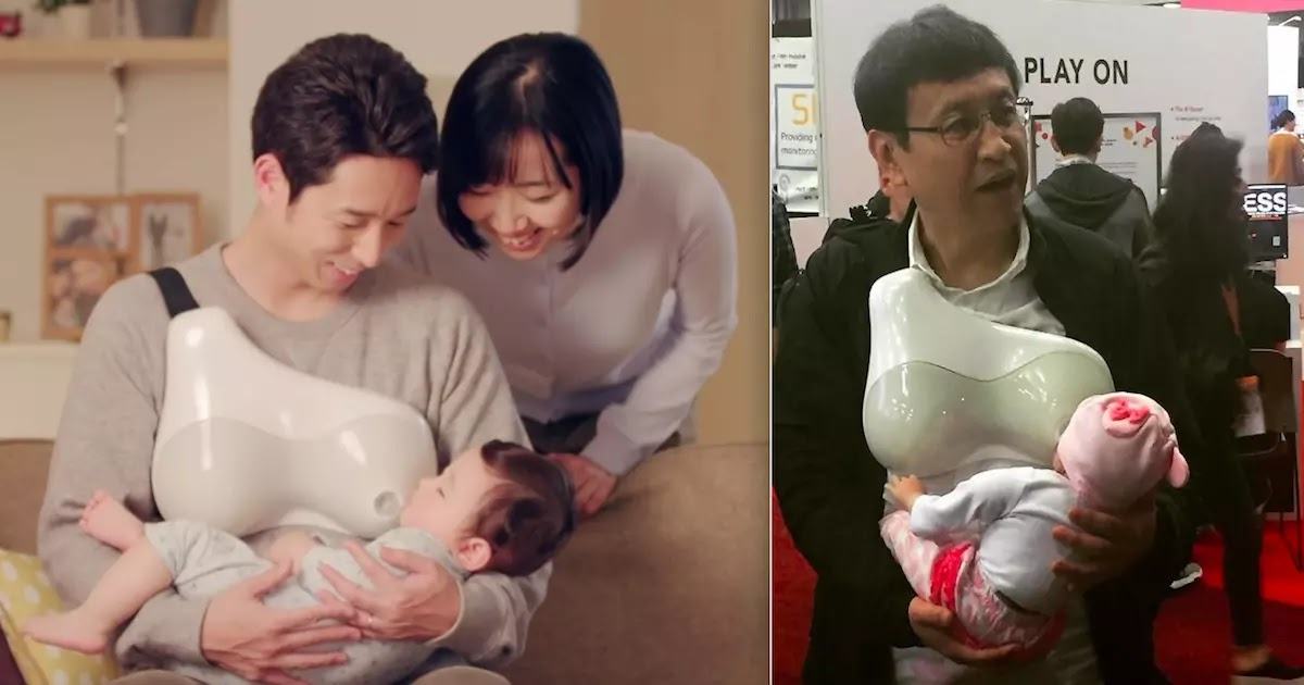 Obrázek Japanese Invention Allows Men To Breastfeed Their Babies