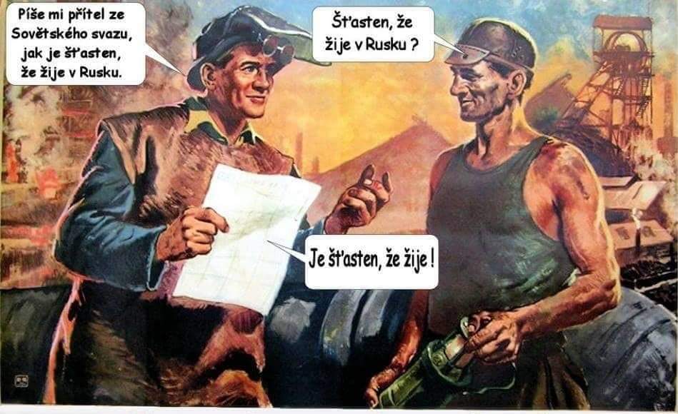 Obrázek Je stasten v Rusku