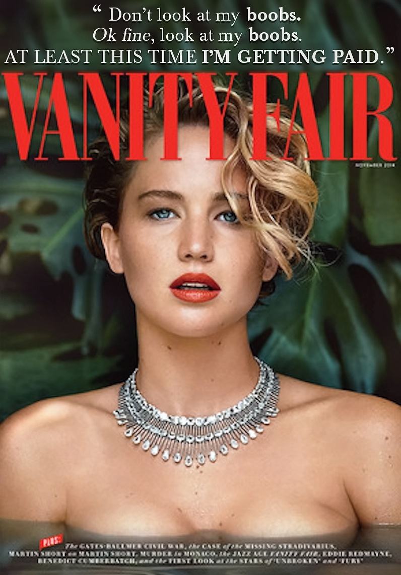 Obrázek Jennifer Lawrence on Vanity Fair Cover Outtake