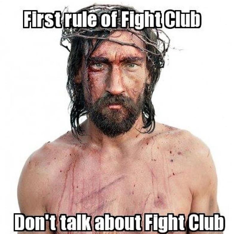 Obrázek Jesus Fight Club - 02-07-2012