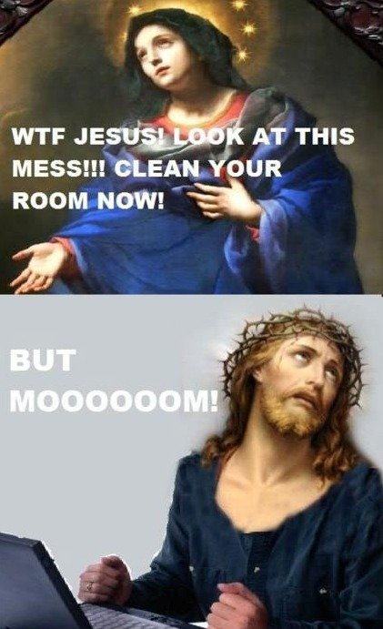 Obrázek Jesus clean your room