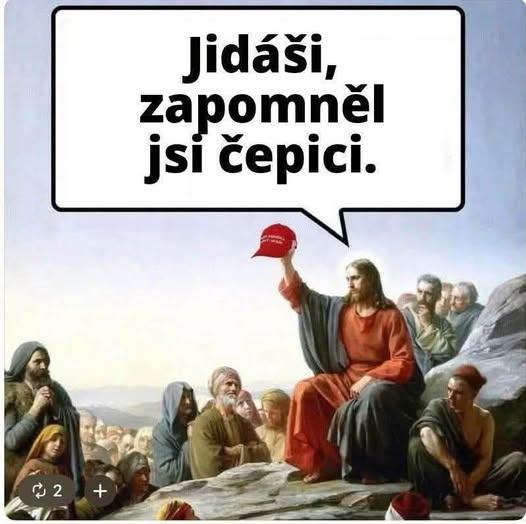 Obrázek Jidasi zapomnel  jsi cepici