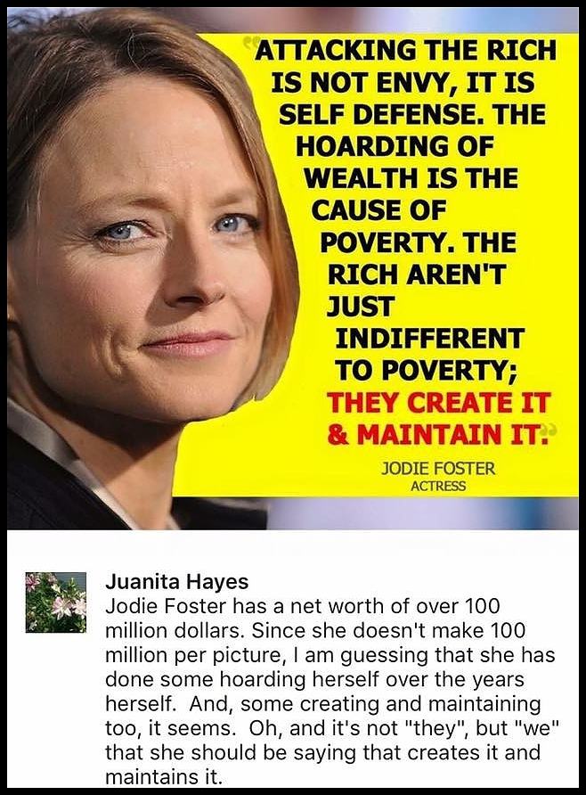 Obrázek Jodie Foster and rich people