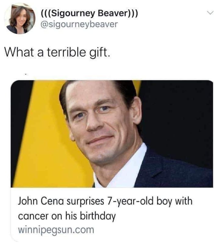 Obrázek John Cena terrible gift