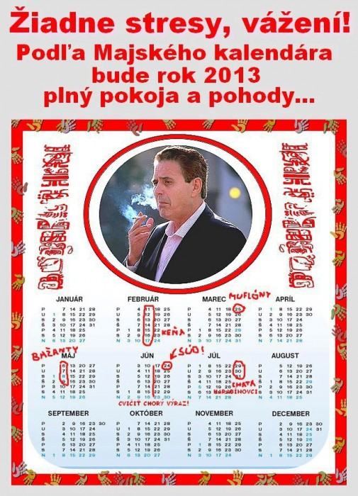 Obrázek Kalendar na 2013