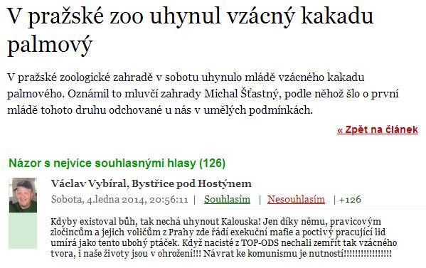 Obrázek Kalousek je gauner III
