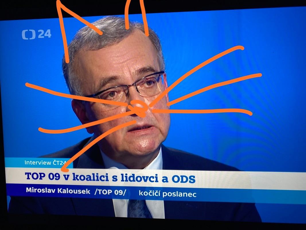 Obrázek Kalousek kocici poslanec