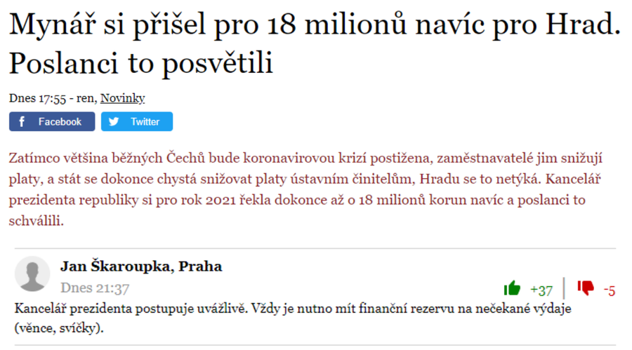 Obrázek Kancelar prezidenta