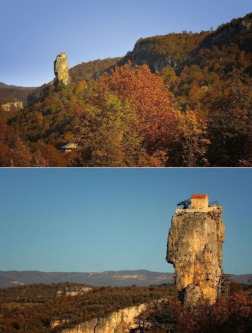 Obrázek Katskhi - church built on a pillar