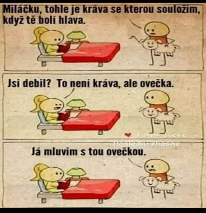 Obrázek Kdyz ji boli hlava