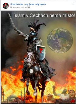 Obrázek Kdyz zahajis krizovou vypravu na Mesic abys CR ochranil pred islamem