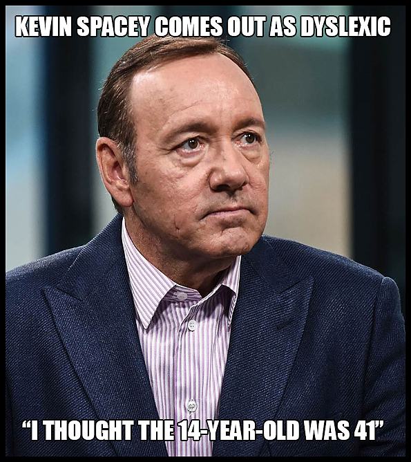 Obrázek Kevin Spacey Comes Out as Dyslexic