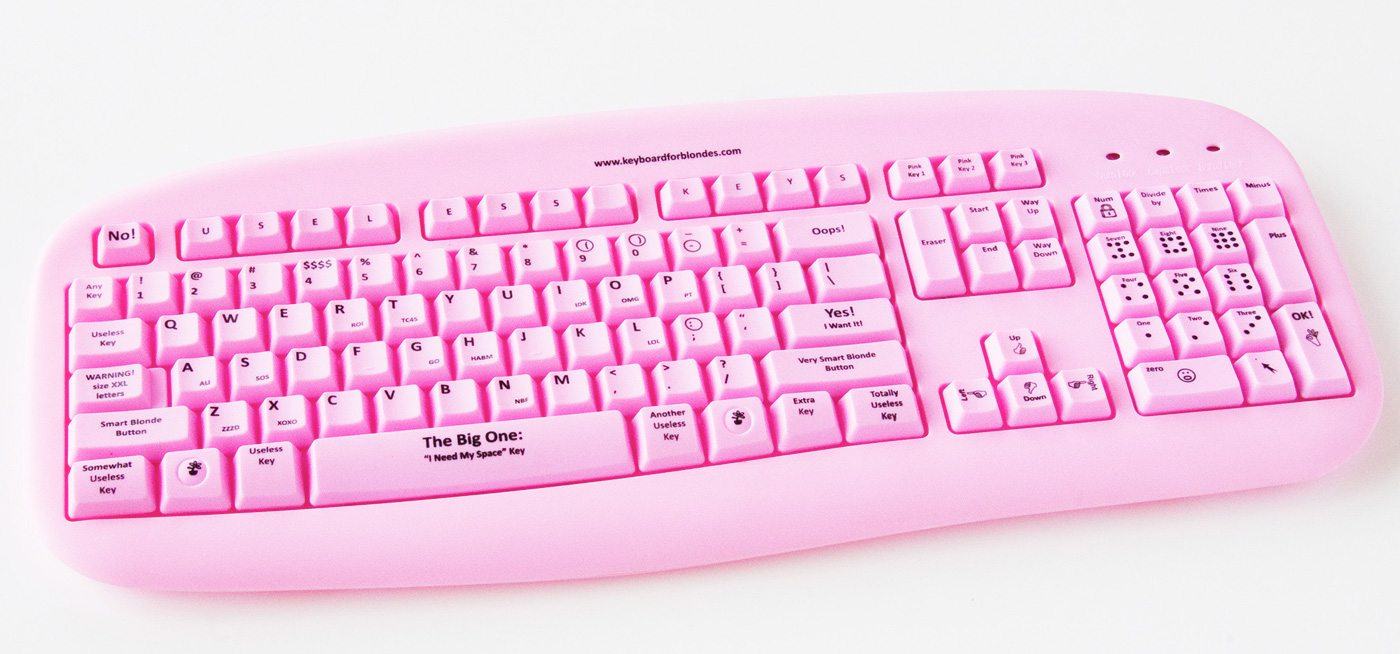 Obrázek Keyboard for Blondes