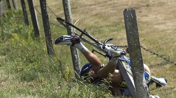 Obrázek Kolizia na Tour de France