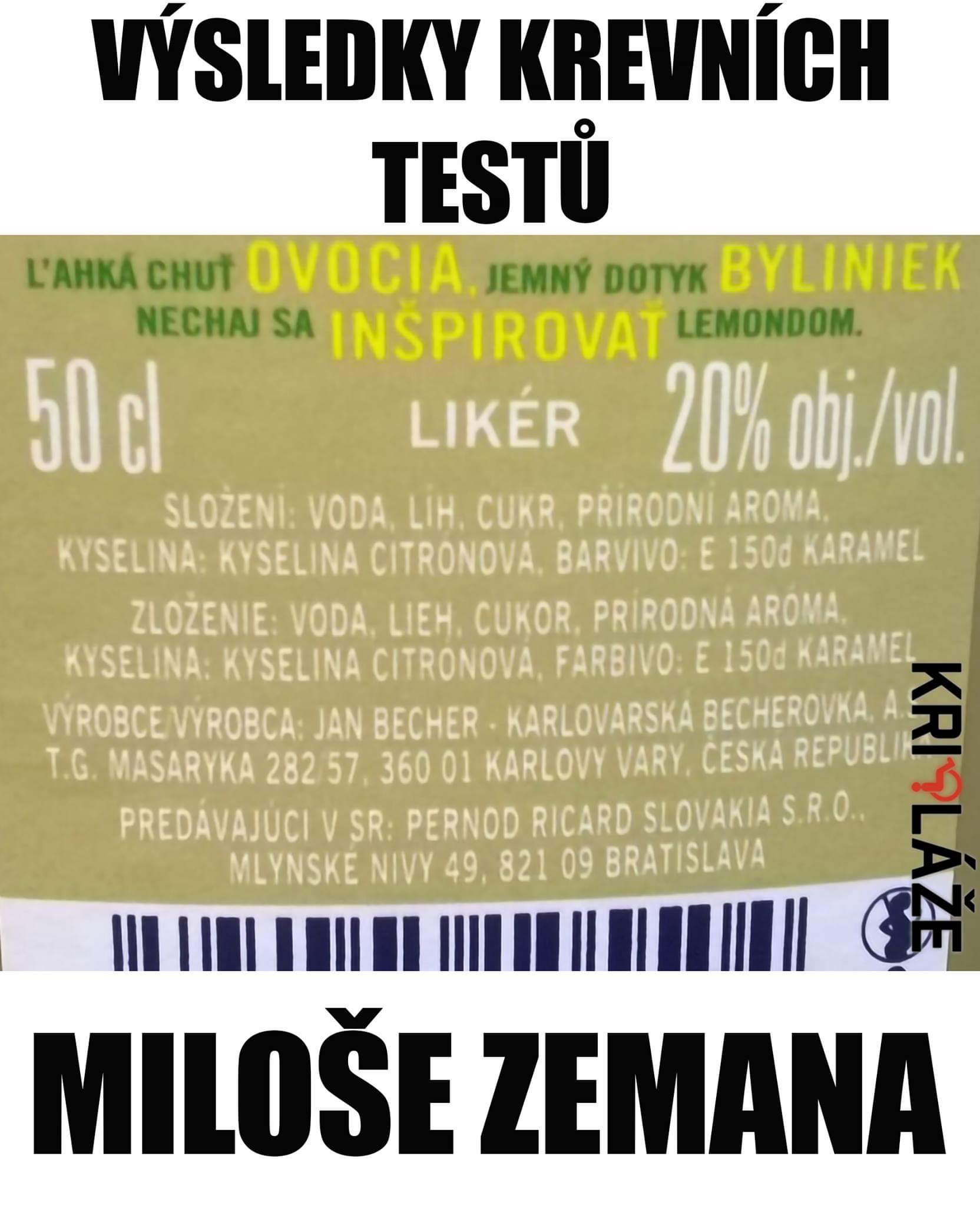 Obrázek Krevni testy Milose