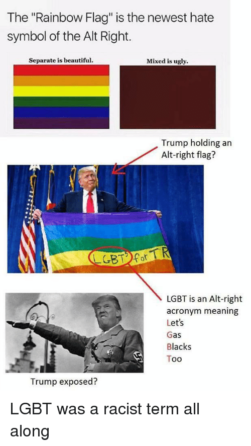Obrázek LGBT is racist