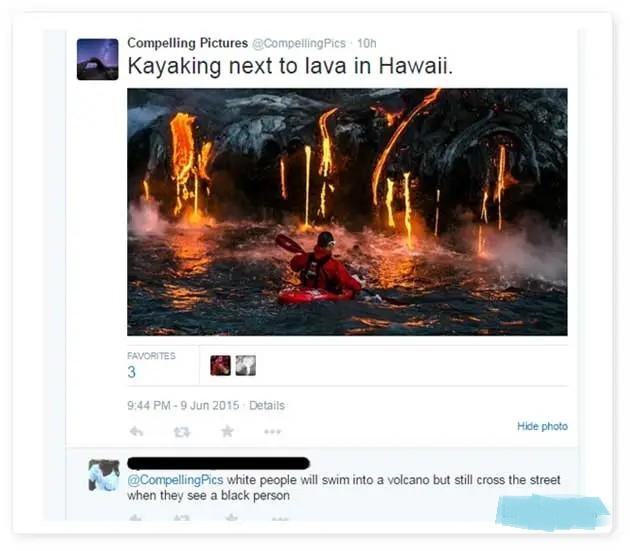 Obrázek Lava is not black and dangerous