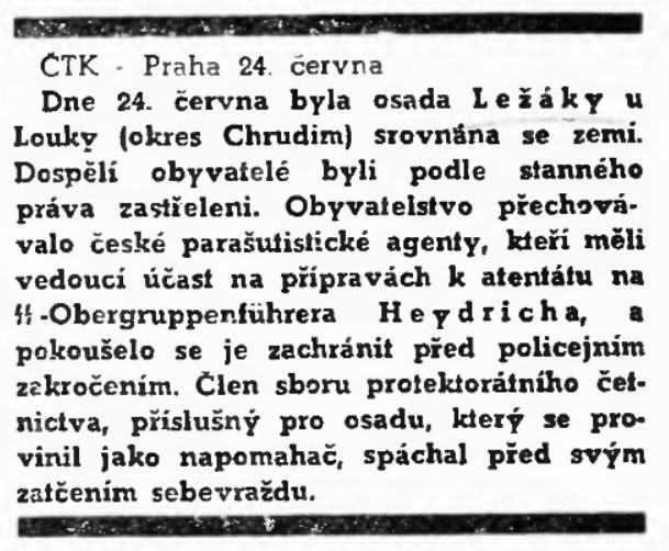 Obrázek Lezaky 1942