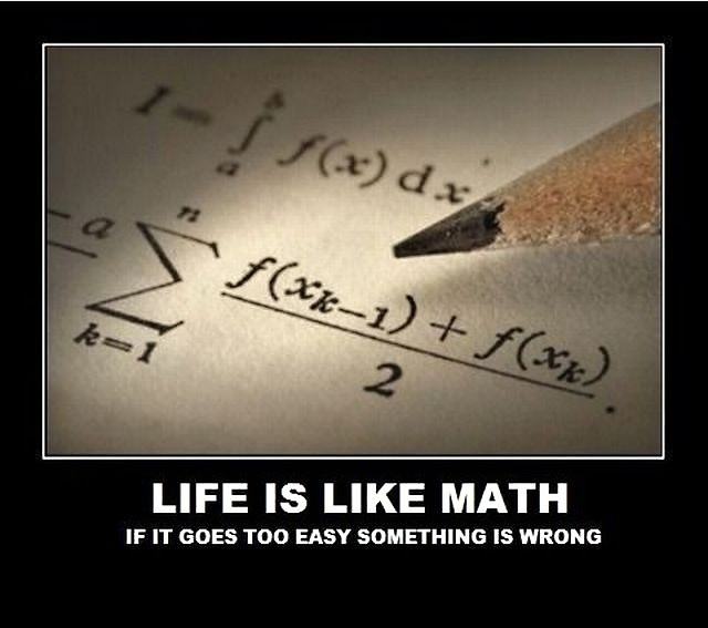 Obrázek Life is like math 03-03-2012