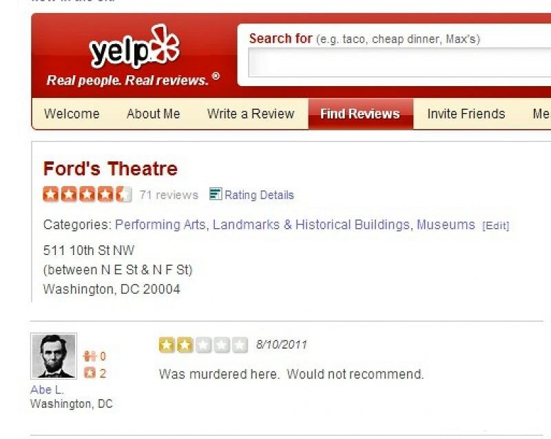 Obrázek Lincoln Gives Ford 27s Theater Review on Yelp