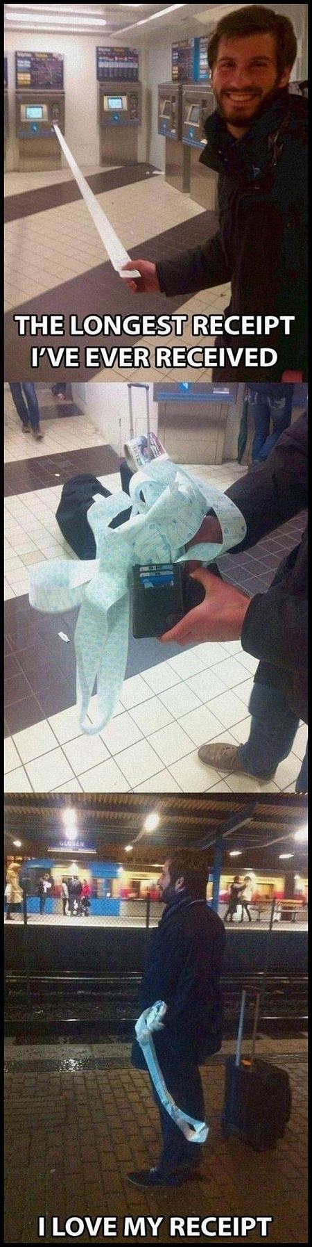 Obrázek Longest Receipt