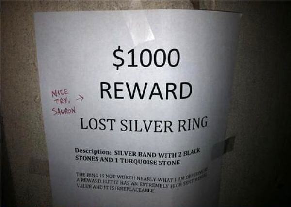 Obrázek Lost silver ring