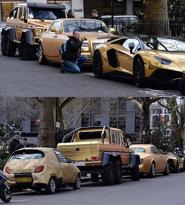Obrázek Luxury&nbsp;gold&nbsp;cars