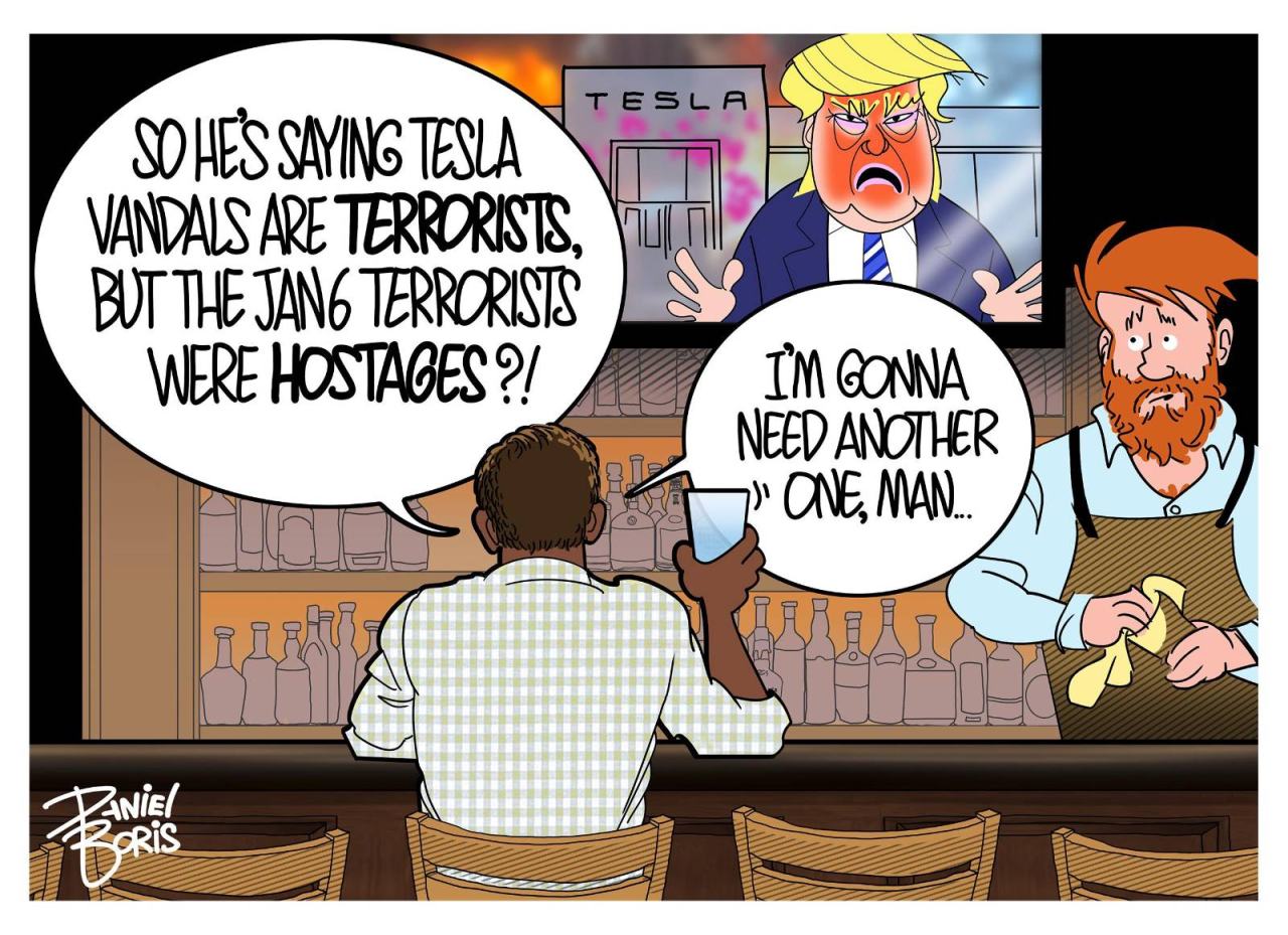 Obrázek MRGA460-TrumpConfusionBartenderNeedsDrink