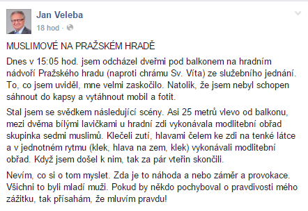 Obrázek MUSLIMOVE NA PRAZSKEM HRADE