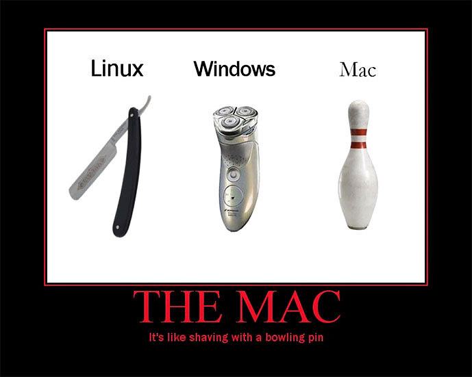 Obrázek Mac vs Linux vs PC - 29-06-2012