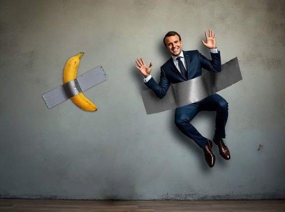 Obrázek Macronka&nbsp;umelec