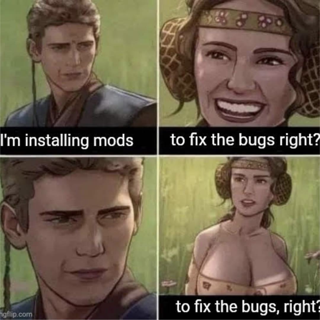 Obrázek Male poprsi je taky bug
