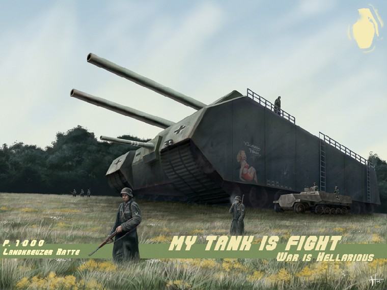Obrázek Malinkatej tank Ratte