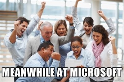 Obrázek Meanwhile at microsoft